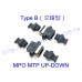 Type B MPO/MTP UP-DOWN交錯通型光纖耦合器 MPO/MTP Type B交錯型 MPO UP-DOWN ADAPTOR 適配器 耦合器 光纖法蘭 MPO對接頭